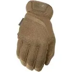 Mechanix Wear: FastFit Tactical Gloves with Elastic Cuff for Secure Fit, Work Gloves with Flexible Grip for Multi-Purpose Use, Durable Touchscreen Capable Safety Gloves for Men (Brown, Large)