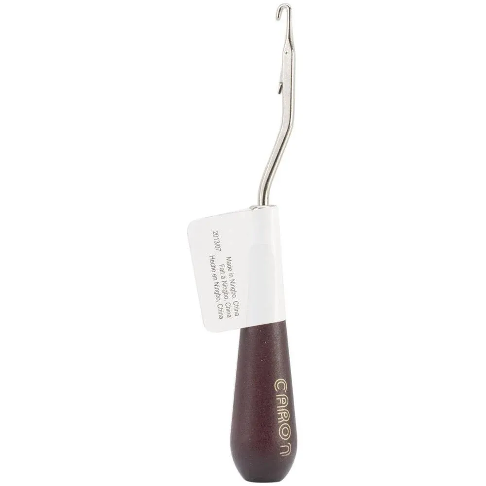 Caron Bent Latch Hook - 6.25 inches - Dark Wood