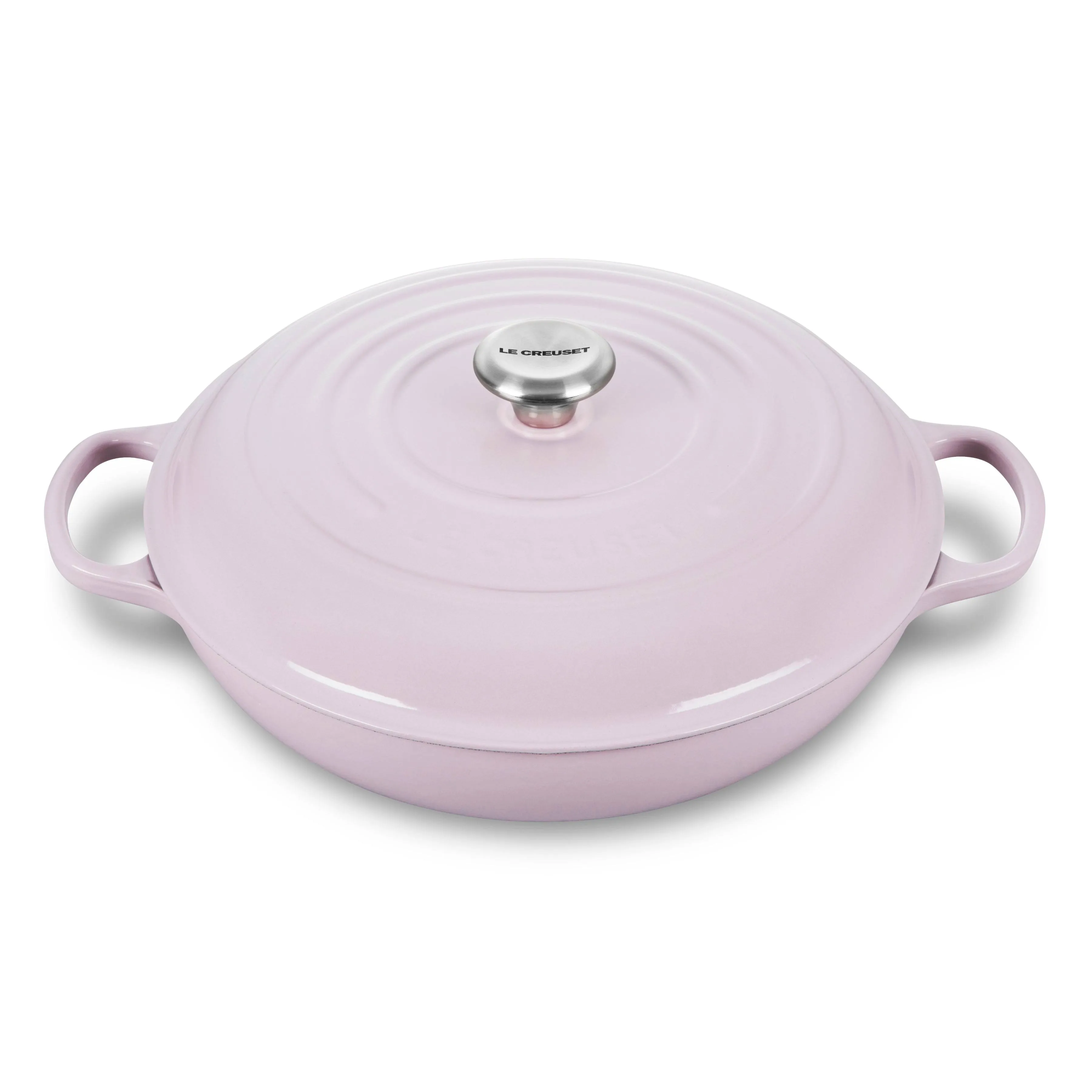 Le Creuset 5-Quart Signature Cast Iron Braiser - White