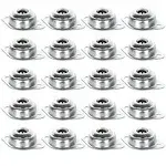 Ziqi 16 Pack 1/2" Roller Ball Transfer Bearings, Carbon Steel Ball Transfer Unit Swivel Ball Caster Roller Transfers, Ball Casters Bearing Universal