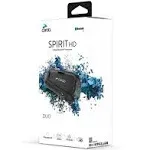 Cardo Spirit HD Motorcycle Bluetooth Communication Headset - Black, Single Pack