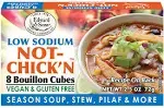 Edward &Amp; Sons Not Chick'n Bouillon Cubes, Low Sodium, 2.5 Ounces