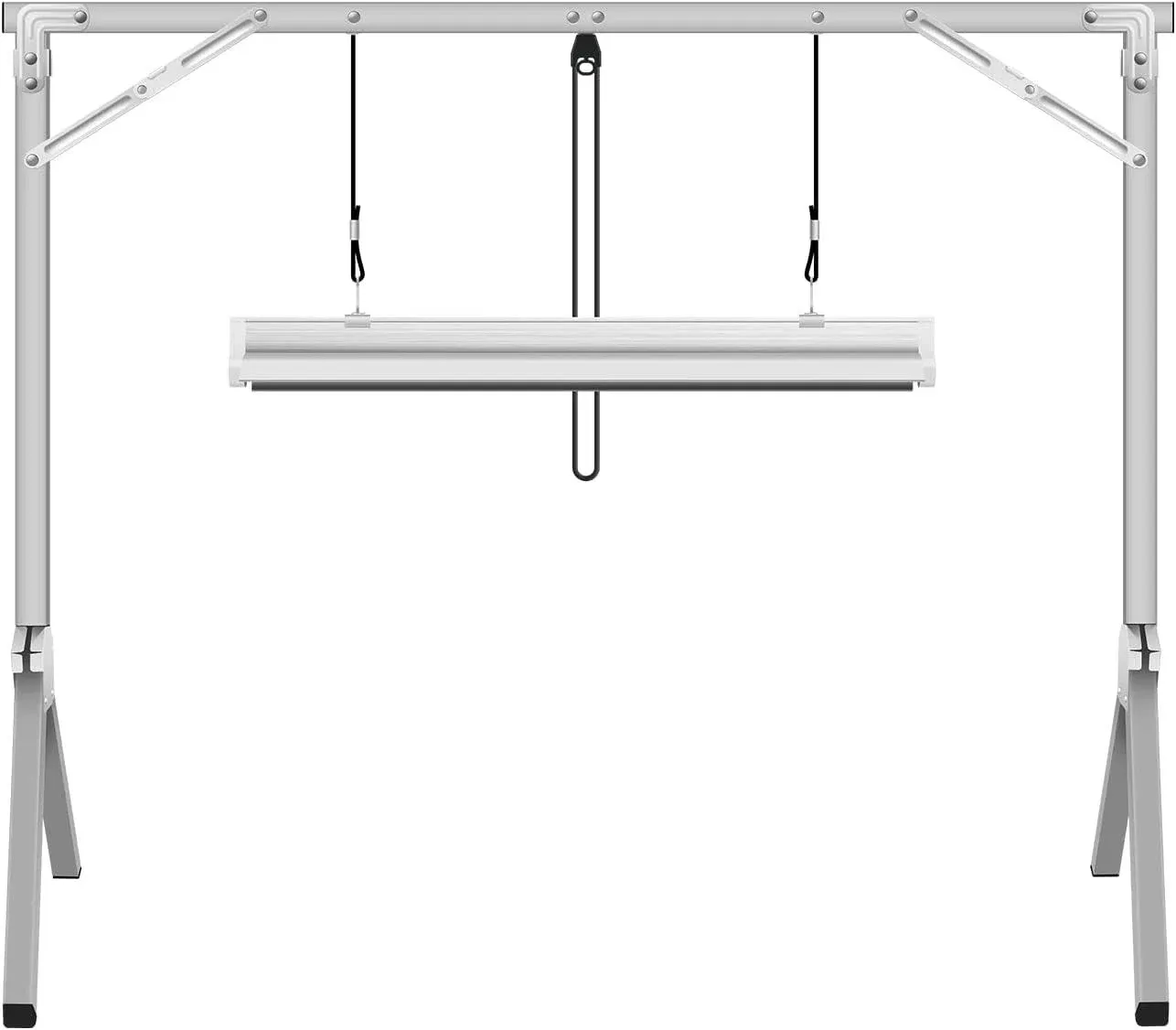 iPower 6400K T5 Fluorescent Grow Light System with Foldable Stand Rack