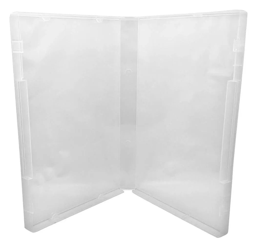 5 Clear Storage Cases 21mm for Rubber Stamps /w Tabs (No Hub)