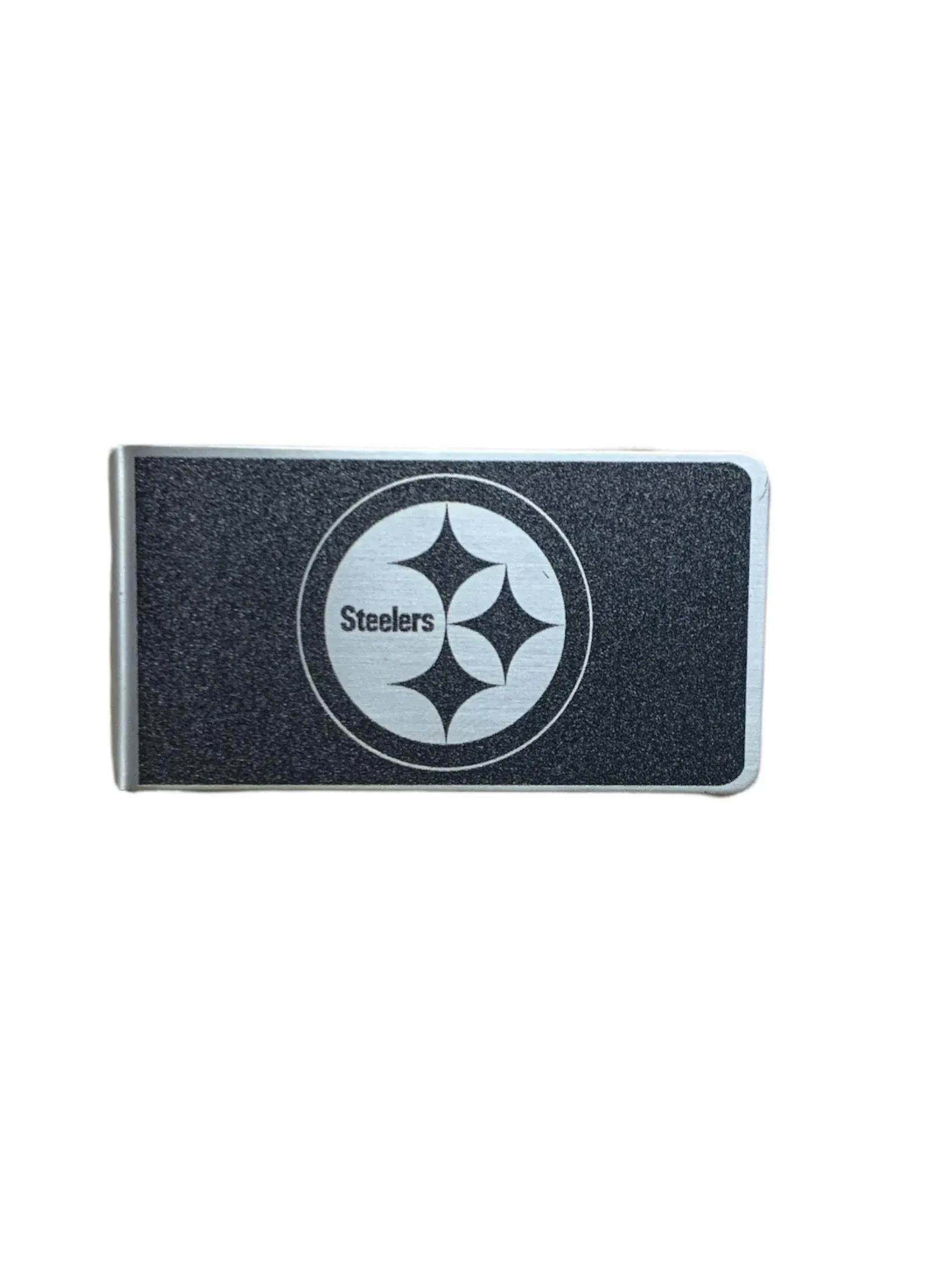 Pittsburgh Steelers Black and Steel Money Clip