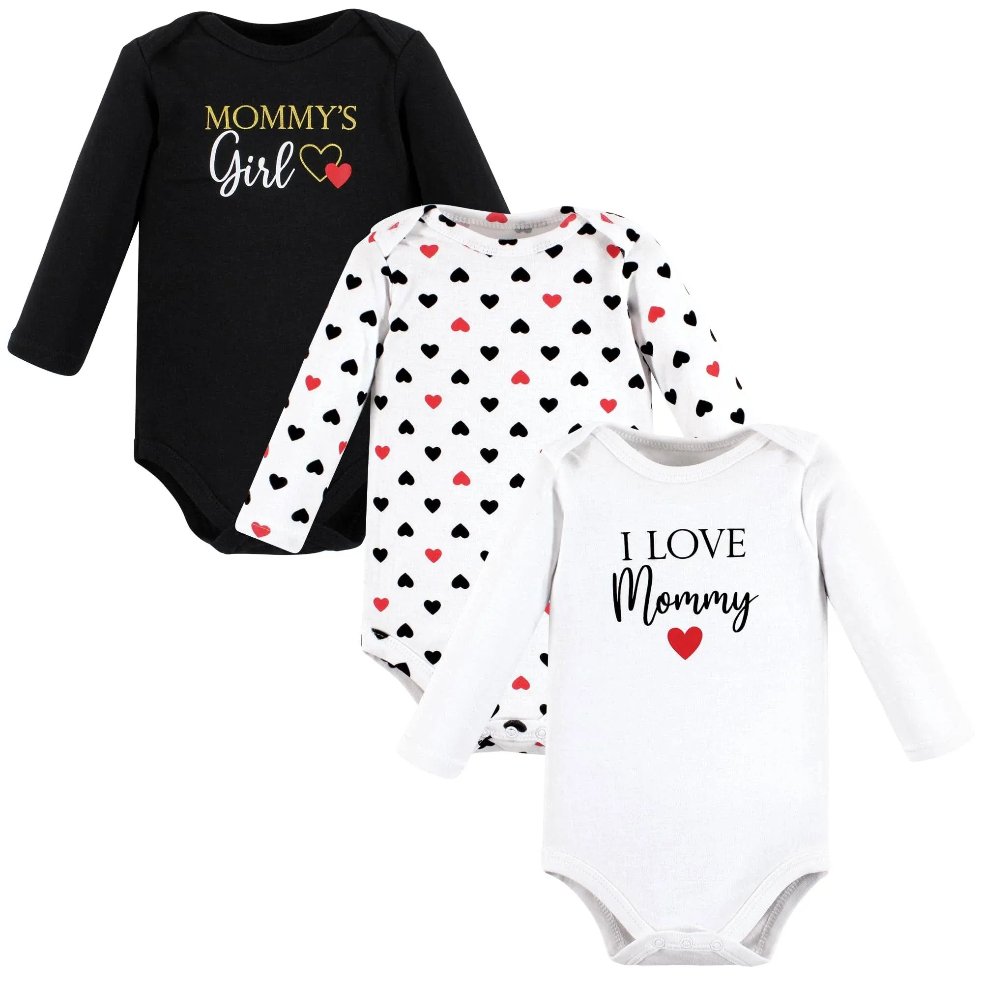 Hudson Baby Unisex-Baby Cotton Long-Sleeve Bodysuits