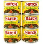 Hatch Chili Hatch Diced Green Chiles 4oz Hot (Qty 6)