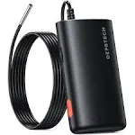 DEPSTECH Wireless Endoscope WiFi Borescope HD Inspection Semi-Rigid Snake Camera