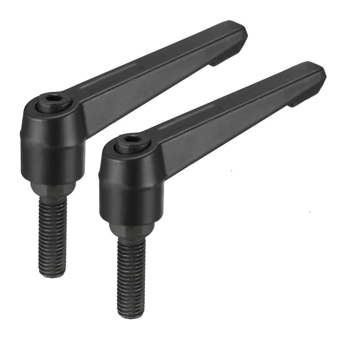 Uxcell M10 x 30mm Thread Push Button Ratchet Level Adjustable Handle male Stud ...