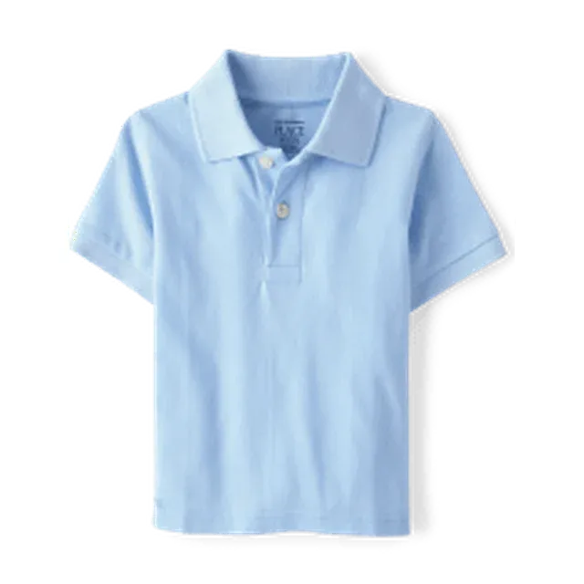 The Children's Place Baby Toddler Boys Uniform Short Sleeve Polo, Sizes 6M-5T