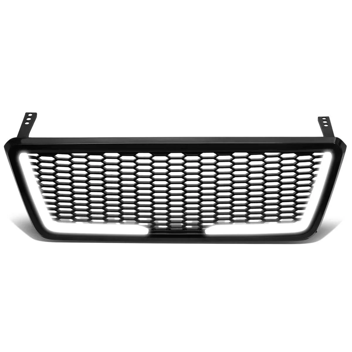 DNA Motoring Grf-lb-012-bk for 2004 to 2008 Ford F150 Badgeless Honeycomb Mesh ...