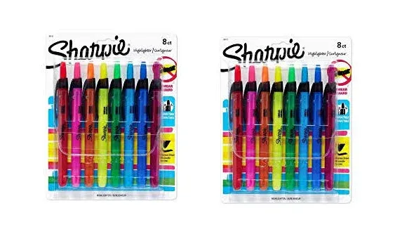 Sharpie Retractable Highlighters Chisel