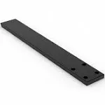 Hidden Granite Countertop Flat Bracket - 18x22 / Matte Black