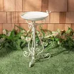 Safavieh Ashlan Bird Bath, Pearl White