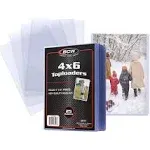 (15) 4X6 Post Card &amp; Photo Topload Holders - Rigid Plastic Sleeves Brand**