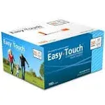 Easy Touch Insulin Syringe, 30G .3cc 1/2-Inch (12.7mm), 830355, Box of