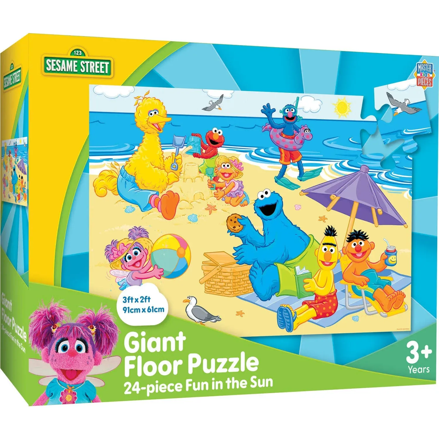 Sesame Street - Fun in the Sun - 24pc Floor Puzzle