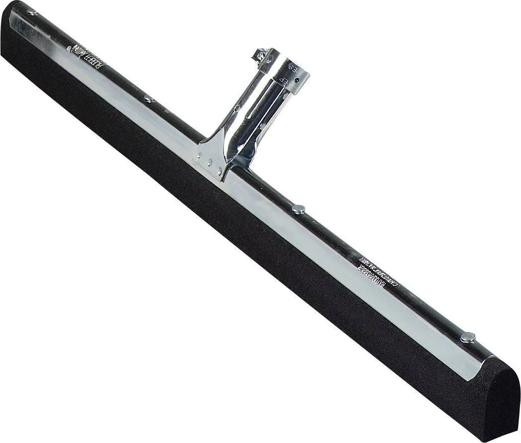 Carlisle 36632400 Flo-Pac 22" Black Double Foam Floor Squeegee with Metal Frame