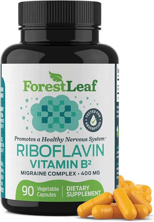 ForestLeaf Riboflavin 400mg 90 Capsules