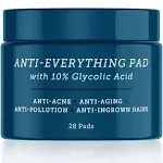 OAR+ALPS Anti-Everythin<wbr/>g Pads with 10% Glycolic Acid (28 Biodegradable Pads)