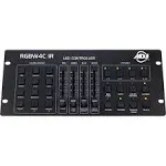 ADJ Products RGBW4C IR 32 Channel RGB, RGBW, and RGBA LED Controller - Compact DMX 512 Controller - Lighting Mixer Board -Lightweight and Portable - Black