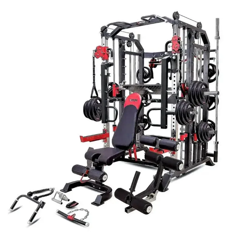 Mim USA Hercules 1001, Commercial Smith, Functional Trainer, Power Cage, Leg ...