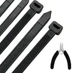 Honyear Cable Zip Ties 24 Inch Heavy Duty with Wire Cable Cutters