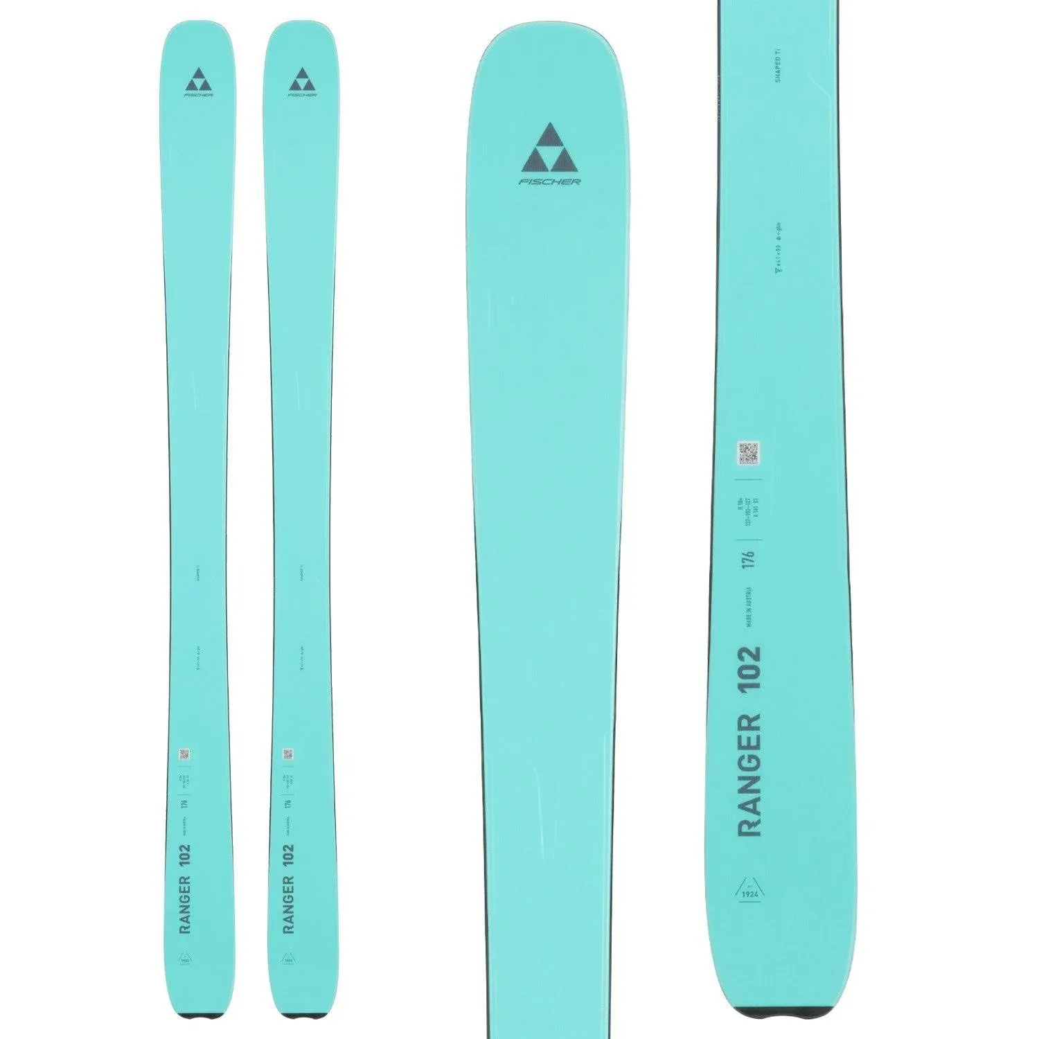 Fischer Ranger 102 Teal Skis 2023 | Gear West