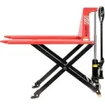 Global Industrial - 585551 - Manual High-Lift Skid Jack Truck, 2200 lb. Capacity, 27 x 45 Forks