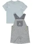 Nautica
Baby Boys Short Sleeve T-shirt and Oxford Stripe Shortalls, 2 Piece Set