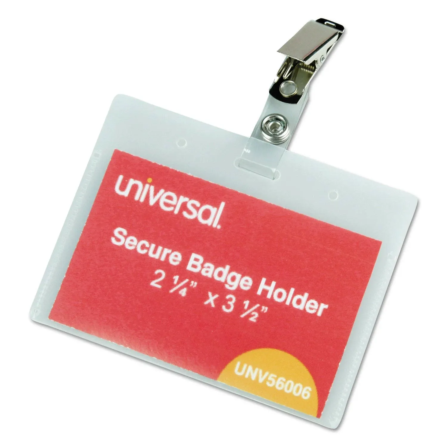 Universal Deluxe Clear Badge Holder