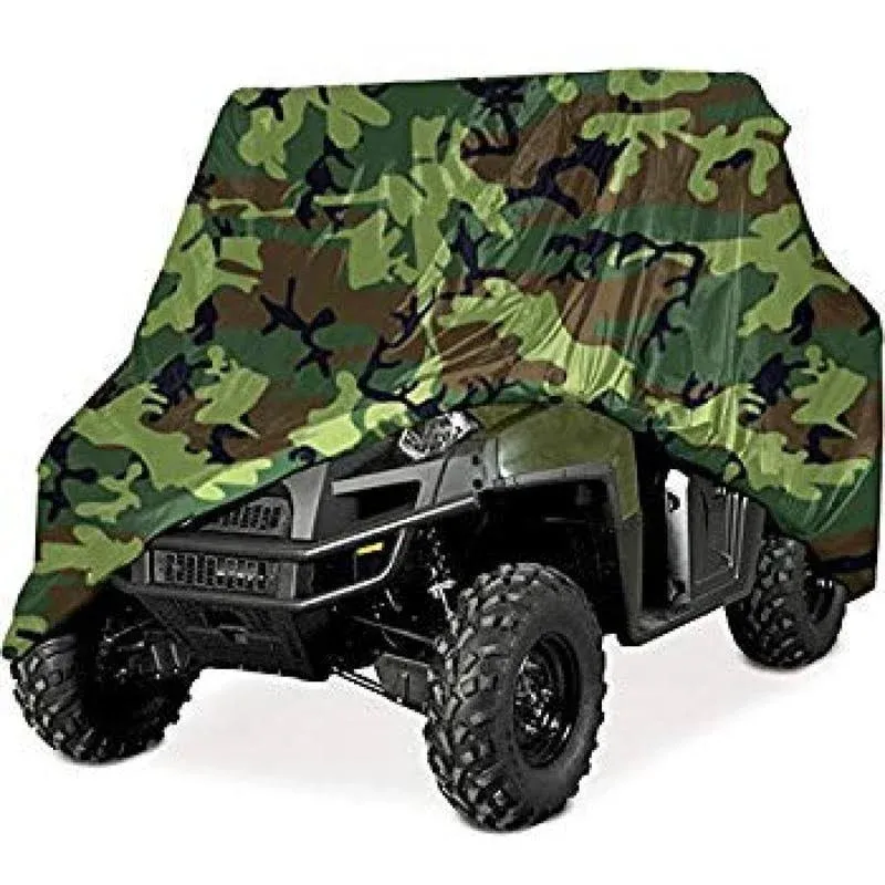 UTV Heavy Duty 420 Denier Camo Waterproof UTV Side by Side Cover Covers Fits Up ...