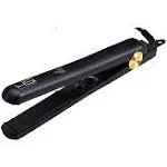 HSI Professional Ceramic Tourmaline Ionic Flat Iron Hair Straightener with Glove, Pouch and Travel Size Argan Oil Leave in Hair Treatment