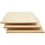 Baltic Birch Plywood, 6 mm 1/4 x 12 x 12 Inch Craft Wood, Box of 12 B/BB Grade Baltic Birch Sheets, Perfect for Laser, CNC Cutting and Wood Burning,