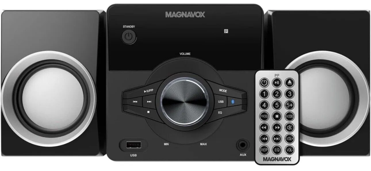 Magnavox MM442 CD Shelf System - Black