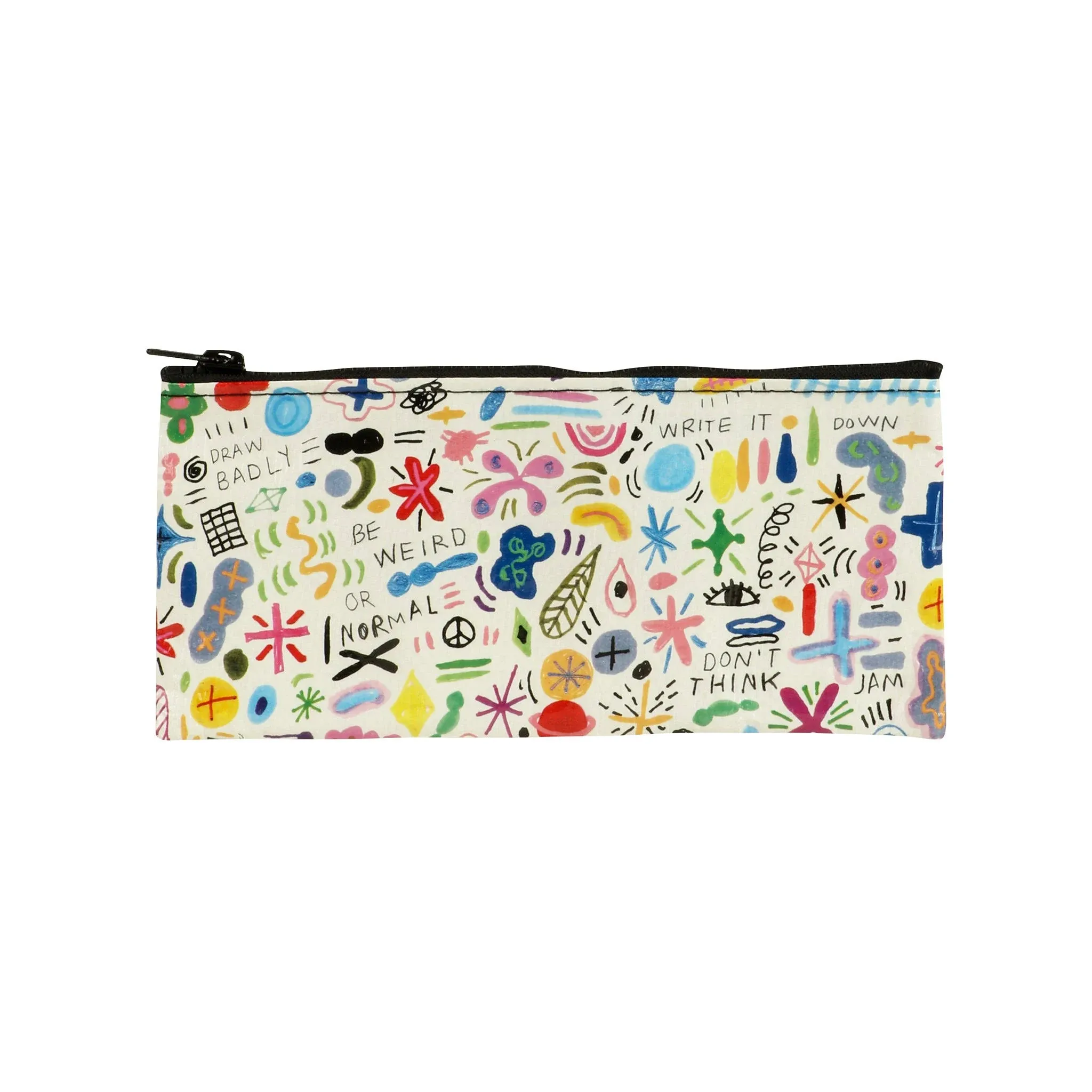 Blue Q Pencil Case - Doodle Party