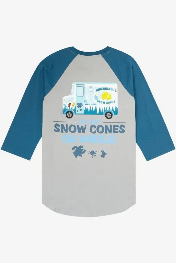 Disney Pixar Monsters, Inc. Abominable Snow Cones Raglan T-Shirt - BoxLunch Exclusive | BoxLunch