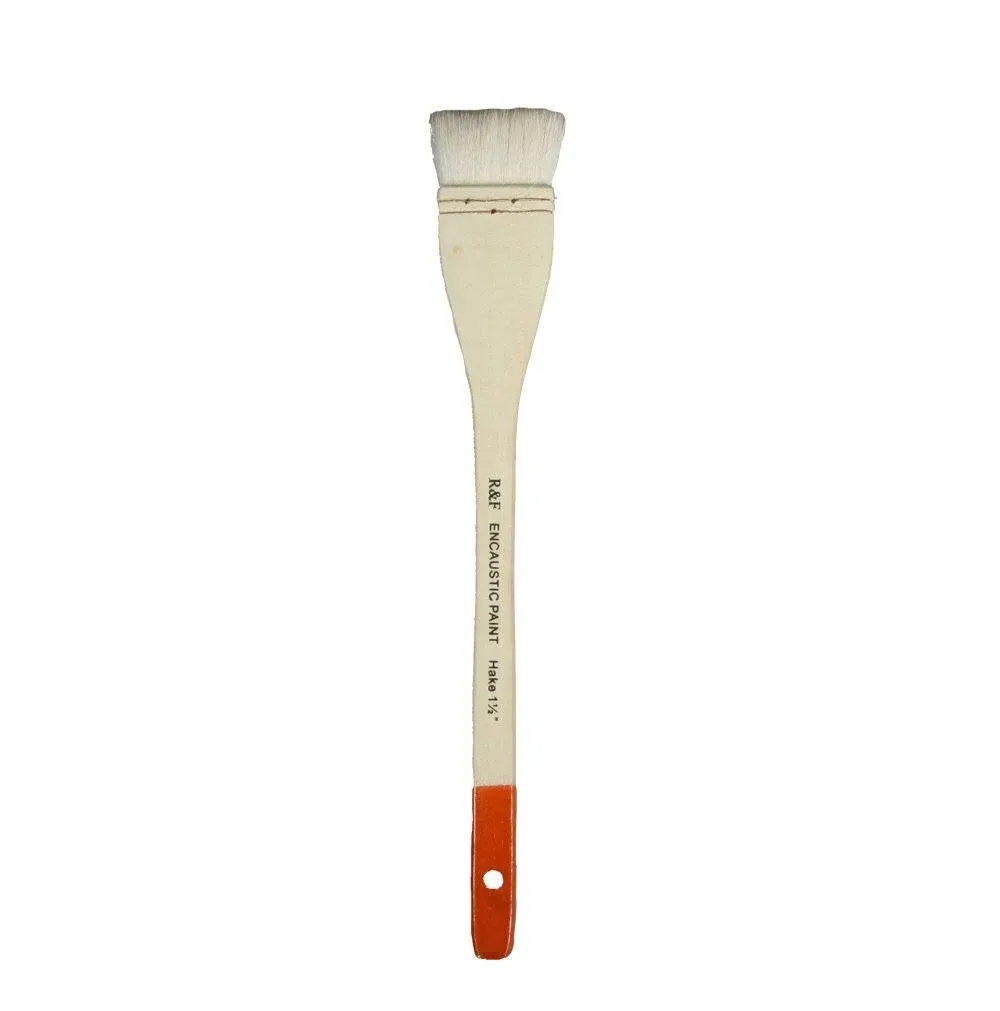 R&F Handmade Paints Hake Encaustic Brush 1.5-inch