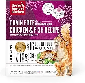 Honest Kitchen Cat Grain Free Dehydrated Chicken Whitefish 4Lb