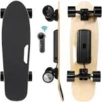 Caroma Electric Skateboards with Wireless Remote Control, Max 12.4 MPH and 8 Mil