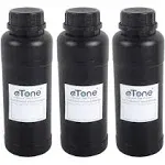 eTone 3x 1000ml Darkroom Chemical Storage Bottles Film Photo Developing Processing 1L