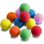 VRCLUB 12 Pieces Soft Foam Balls - Lightweight Mini Play Balls for Safe Indoor Toys Fun - Vibrant Assorted Colors Balls - Unique Birthday Party Favors for Boys and GirlsVRCLUB 12 Pieces Soft Foam Balls - Lightweight Mini Play Balls for Safe Indoor Toys F