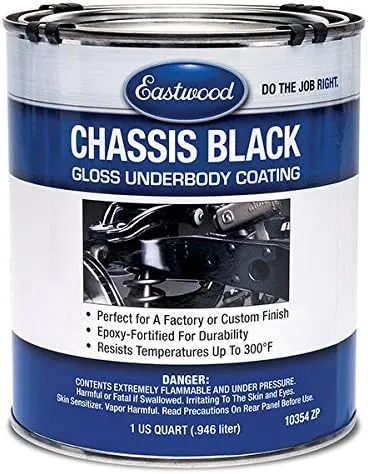 Eastwood Chassis Black High Gloss Quarts Resists Corrosion Chips and Scratches