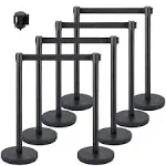 VEVOR 35.4'' H x 79.2'' W Stanchion System (Set of 8) VEVOR