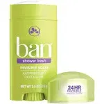 Ban Antiperspirant Deodorant Invisible Solid