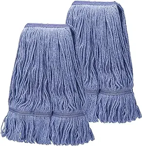 Hakfhsd 2Pack Mop Head Replacement,Cleaning Heavy Duty Mop Head Commercial Replacement,General Cleaning Mop Heavy Duty Commercial Replacement, Wet