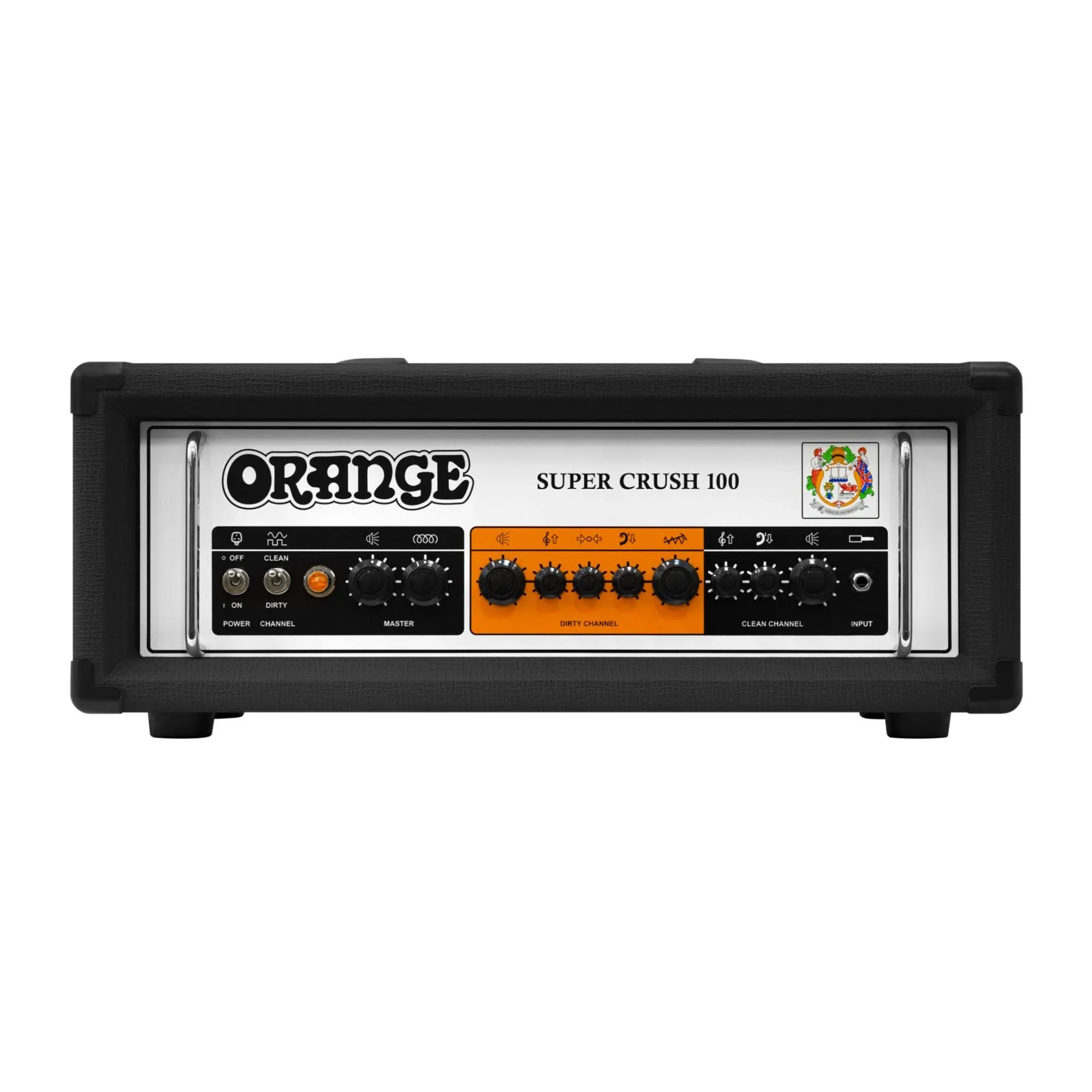 Orange Super Crush 100 Head Black