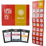 Tiesta Tea Holiday Advent Calendar 2023 - 24 Loose Leaf Tea Blends, Limited Edition Gift Set