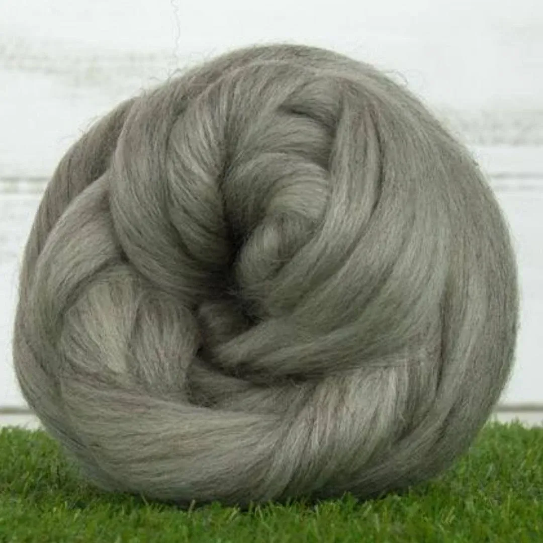 Revolution Fibers Corriedale Wool Roving 1 lb (16 ounces) for Spinning | Soft Chunky Jumbo Yarn for Arm Knitting Blanket |100% Natural Undyed Wool