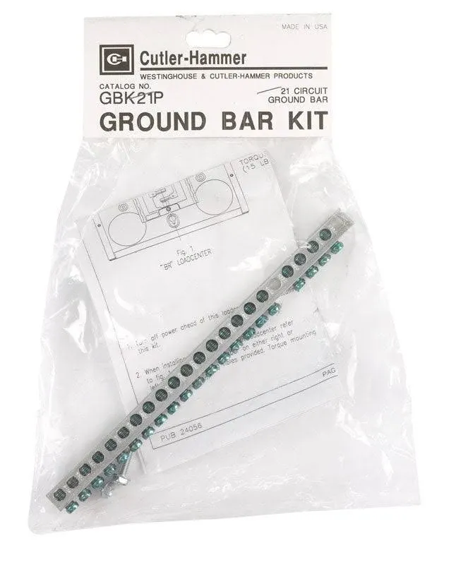 Ground Bar Kit,No GBK21  Cutler-Hammer / Eaton....50 + in stock